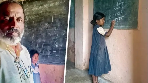 రోజూ 5 కి.మీ. ప్రయాణం, అది కూడా దట్టమైన అడవి గుండా..! చిరుతపులులు తిరిగే దారిలో బడికి వెళ్లే ఉపాధ్యాయుడు.. ఒక రోజు కాదు, రెండు రోజులు కాదు, ఏకంగా 13 ఏళ్లుగా ఇదే ప్రయాణం..!