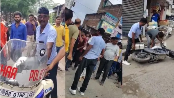 నడిరోడ్డుపై ఊగిపోయిన పోలీసులు…! “దాన్ని పర్యవేక్షించడానికి వచ్చి మీరే ఇలా ఊగుతున్నారా”… చుట్టూ నిలబడి చూసిన జనం… పరువు పాయె…! వైరల్ వీడియో…!