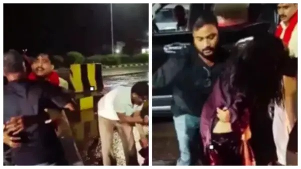 అర్ధరాత్రి యువతిని కారులోకి లాగేందుకు ప్రయత్నం.. కిడ్నాప్ అనుకుని భయపడిన జనం! ఆ తర్వాత అసలు విషయం తెలిసి షాక్.. పోలీసుల చర్యలు