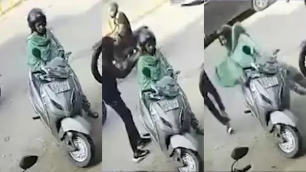 మెడలోని చైన్ గుంజుకొని పారిపోయిన దొంగ..! వెంటపడి వేటాడిన మహిళ..! చూస్తూ ఉండిపోయిన జనం.. చైన్ పోయినా ధైర్యం వీడలేదు.!!!
