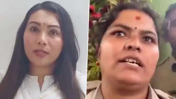 “నేను చేసింది తప్పే.. అలా జరిగి ఉండకూడాల్సింది!” అని విచారం..! గుడిలో జరిగిన ఆ ఒక్క ఘటన.. ఇప్పుడు ఇలాంటి మలుపా..?! వీడియో విడుదల చేసి మహిళా పోలీస్ అధికారికి క్షమాపణలు చెప్పిన ఎమ్మెల్యే కుమార్తె..!!!