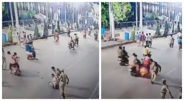 “తేలికగానే గుద్దుకున్నట్లు అనిపించింది”.. కానీ లేచి నడిచాడు. అకస్మాత్తుగా కళ్లు తిరిగి కుప్పకూలిన పోలీసు. చివరకు ప్రాణాలే పోయాయి. గుండెల్ని పిండేసే వీడియో.!!!