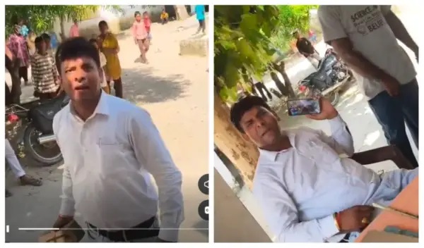 “ఇతను అసలు ఉపాధ్యాయుడేనా..?” అమాయకపు పసివాడిని కొట్టి ఎంత పొగరుగా మాట్లాడుతున్నాడో… నిలదీసిన తండ్రిని కెమెరా ముందే బెదిరించేంత ధైర్యమా..? వైరల్ అవుతున్న వీడియో..!!