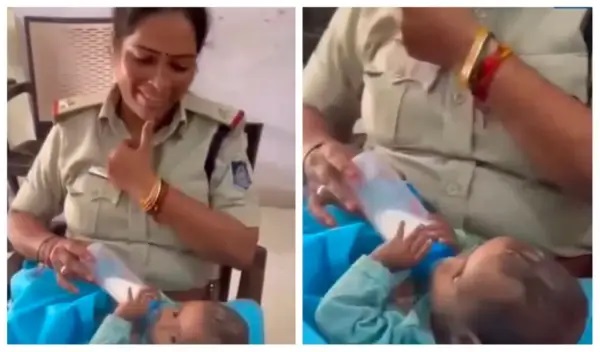 “గుక్కపెట్టి ఏడ్చిన ముగ్గురు పసిపిల్లలు..!” కన్నతల్లిని కోల్పోయిన క్షణం.. చేరదీసి ఆదుకున్న నిజమైన ఖాకీ దేవత.. తల్లిలా నిలబడి ఆశ్రమంలో చేర్పించిన ఏఎస్ఐ సోనియా పటేల్..!!