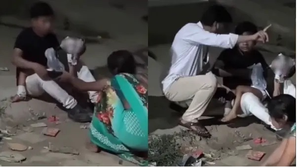 ప్రాణాల కోసం పోరాడుతున్న పసికందు..! ఆక్సిజన్ మాస్కుతో ఒళ్లో పడుకోబెట్టుకున్న తండ్రి.. ఆసుపత్రి బయట కన్నీరుమున్నీరవుతున్న తల్లి.. గుండెలు పిండేసే భయానక వీడియో!