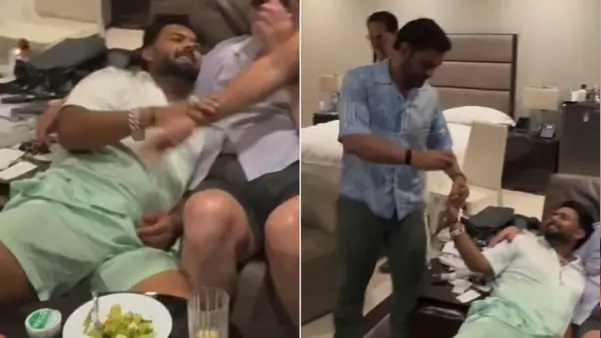 “ఫుల్లుగా తాగి తూలుతున్న స్టార్ క్రికెటర్?”.. మద్యం సీసాలతో నిండిన టేబుల్.. మత్తులో రిషబ్ పంత్ వింత చేష్టలు.. షాకింగ్ వీడియో వైరల్..!!!