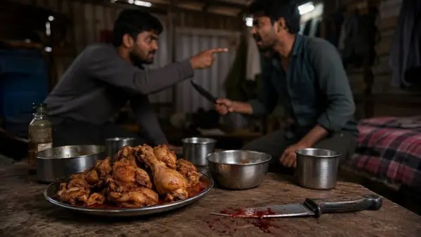 “అయ్యో ఎంత ఘోరం!”.. ఒక చికెన్ ముక్క కోసం ప్రాణమే తీసేశావా..? నువ్వు ఎక్కువ ముక్కలు ఎలా తింటావని గొడవ.. ప్రాణస్నేహితుడినే కడతేర్చిన దారుణం..!