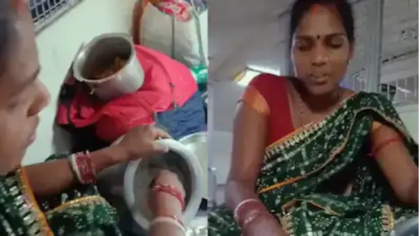 “రైలులోనే గిన్నెలతో చికెన్ – అన్నం!” అప్పర్ బెర్త్పై కూర్చుని కుటుంబానికి వడ్డించిన మహిళ.. సోషల్ మీడియాలో దుమారం రేపిన వైరల్ వీడియో.!!