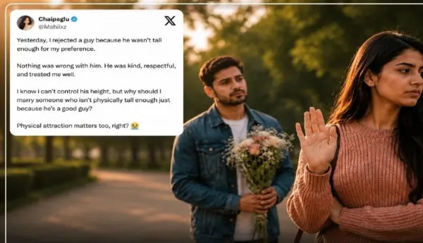 “మంచి గుణమే.. కానీ ఎత్తు సరిపోదు!”.. పెళ్లికూతురి దిగ్భ్రాంతికర రిజెక్షన్.. వైరల్ అవుతున్న షాకింగ్ పోస్ట్..!!!