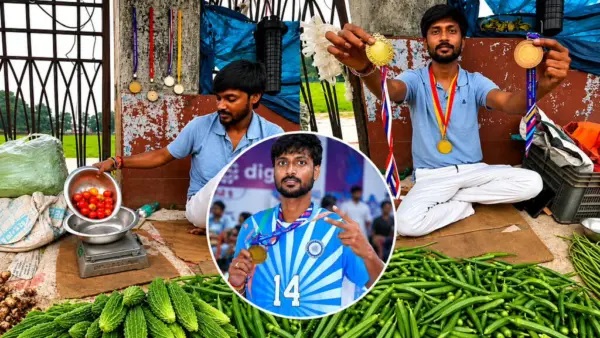 “దేశం కోసం బంగారం గెలిచిన క్రీడాకారుడికి ఈ దుస్థితా?”.. రోడ్డు పక్కన కూరగాయలు అమ్ముకుంటున్న దయనీయ స్థితి.. వైరల్ అవుతున్న వీడియో..!!