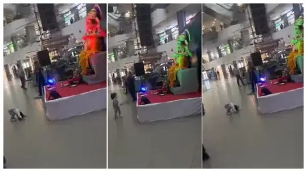 “భద్రతా సిబ్బందిని సైతం ఆలోచింపజేసిన చిన్నారి మమకారం.. వినాయక ఆలయంలో జరిగిన ఆశ్చర్యకరమైన ఘటన!” – మీడియాను ఆకర్షించిన చిన్నారి భక్తి..!!!