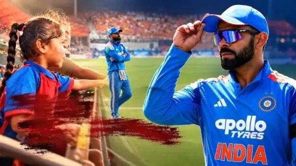“విరాట్, ఒక్కసారి చూడు.” పరుగులు చేయకపోయినా మనసులో అతనే కింగ్. చిన్నారి ప్రేమకు కరిగిపోయిన కోహ్లీ. స్టేడియంలో జరిగిన హృదయాలను హత్తుకునే సంఘటన.!!