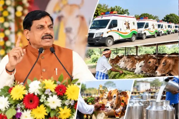 “పశుపోషకులకు రూ.10 లక్షల సబ్సిడీ.! 168 కొత్త గో అంబులెన్స్‌లు. ముఖ్యమంత్రి మోహన్ యాదవ్ చేసిన కీలక ప్రకటనలు.!!!”