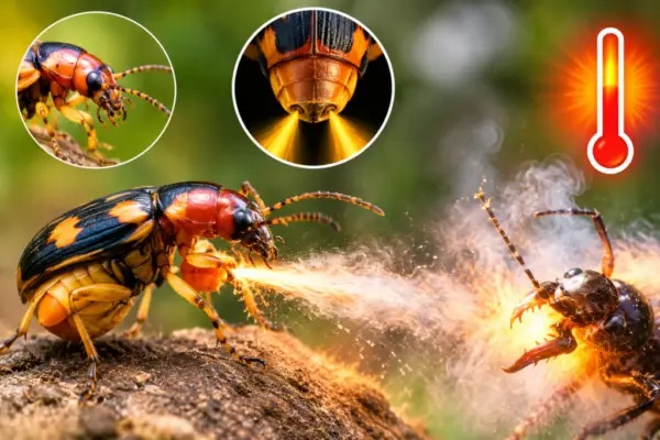 తాకితే అంతే సంగతులు..! శత్రువును 100°C ఉష్ణోగ్రతతో వేయించి తినే చిన్న పురుగు… ఇది ఒక్క సెకనుకు ఎన్నిసార్లు దాడి చేస్తుందో తెలుసా?